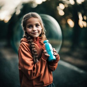  Girl hold cirkul water bottle 